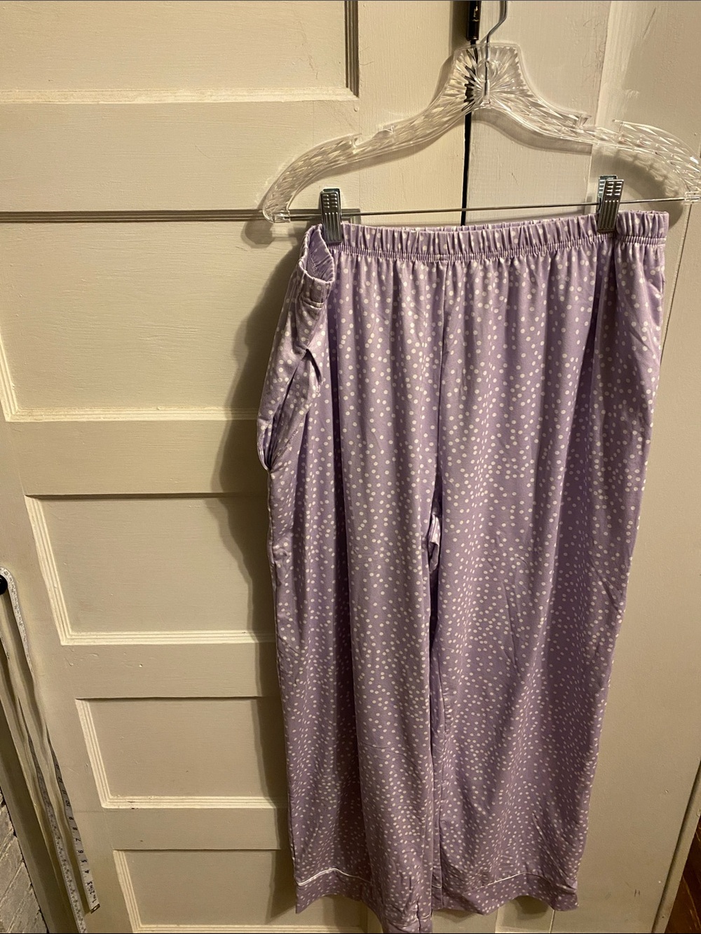 Lavender Polka Dot Lounge Pants set